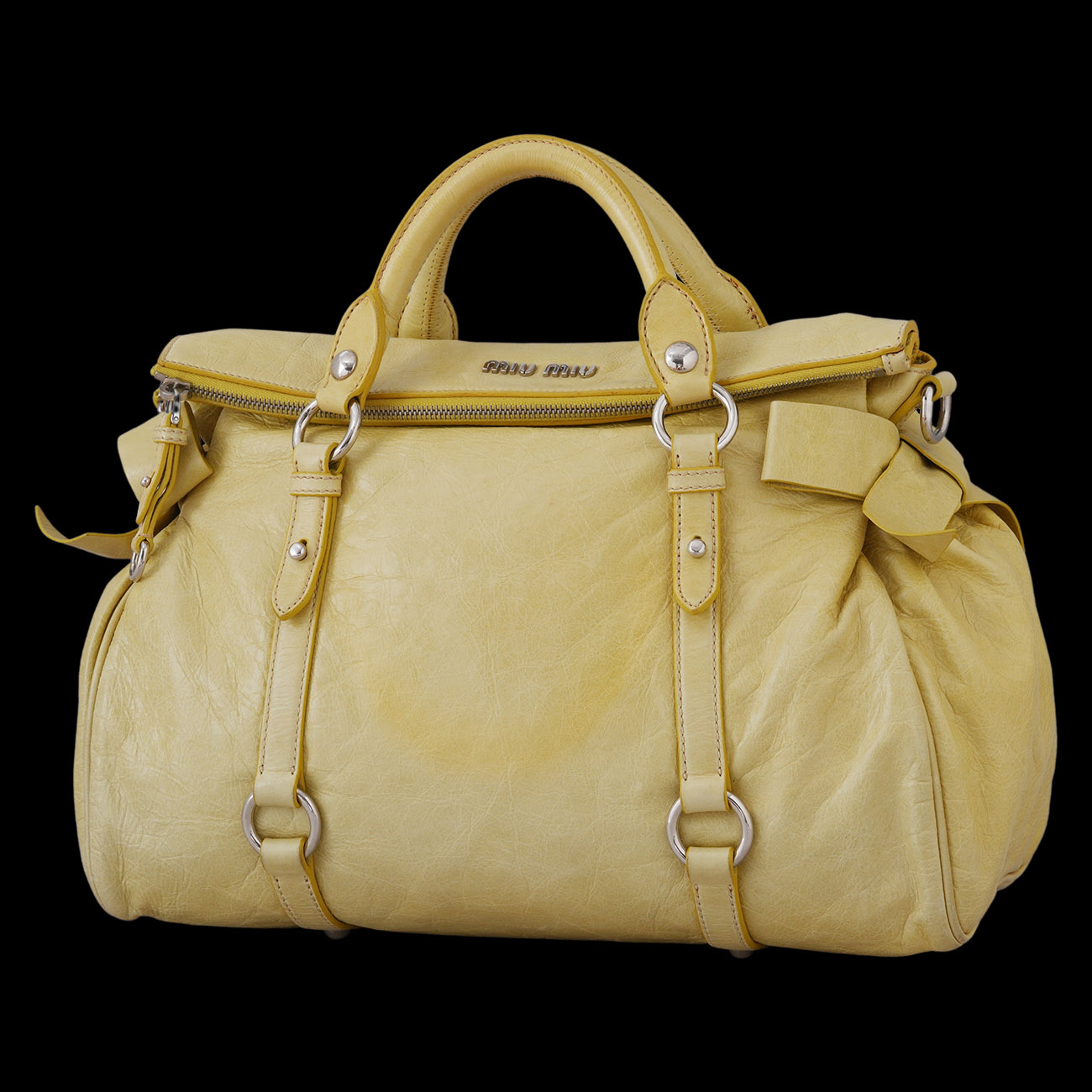 MIU MIU(USED)리본 사첼백